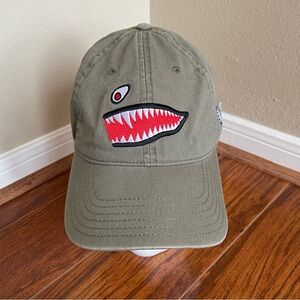 Army Green Shark Air Force Baseball Cap - Hat - Adjustable Sizes